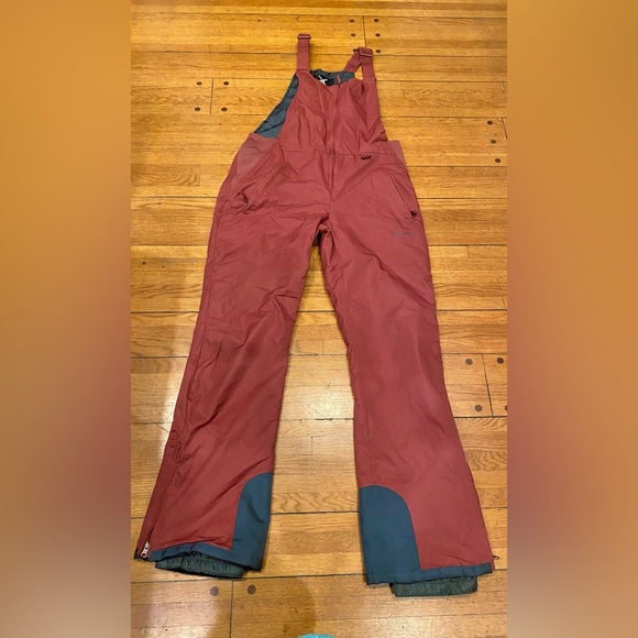 Arctix Red and Gray Snow Bib like New extra long - Picture 3 of 5